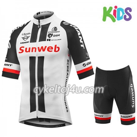 Cykeltrøje + Cykelshorts 2018 Team Sunweb Børn N001
